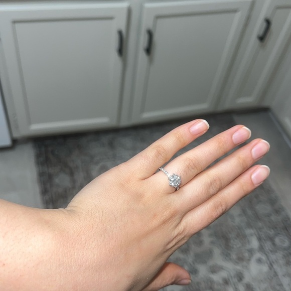 Moissainte/Diamond Engagement Ring - Picture 17 of 17